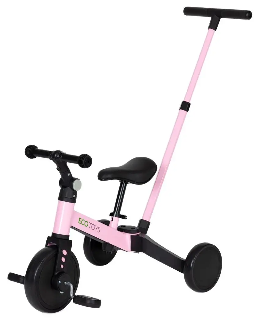 Трехколесный велосипед 2в1 Ecotoys YM-BT-6 (Pink)