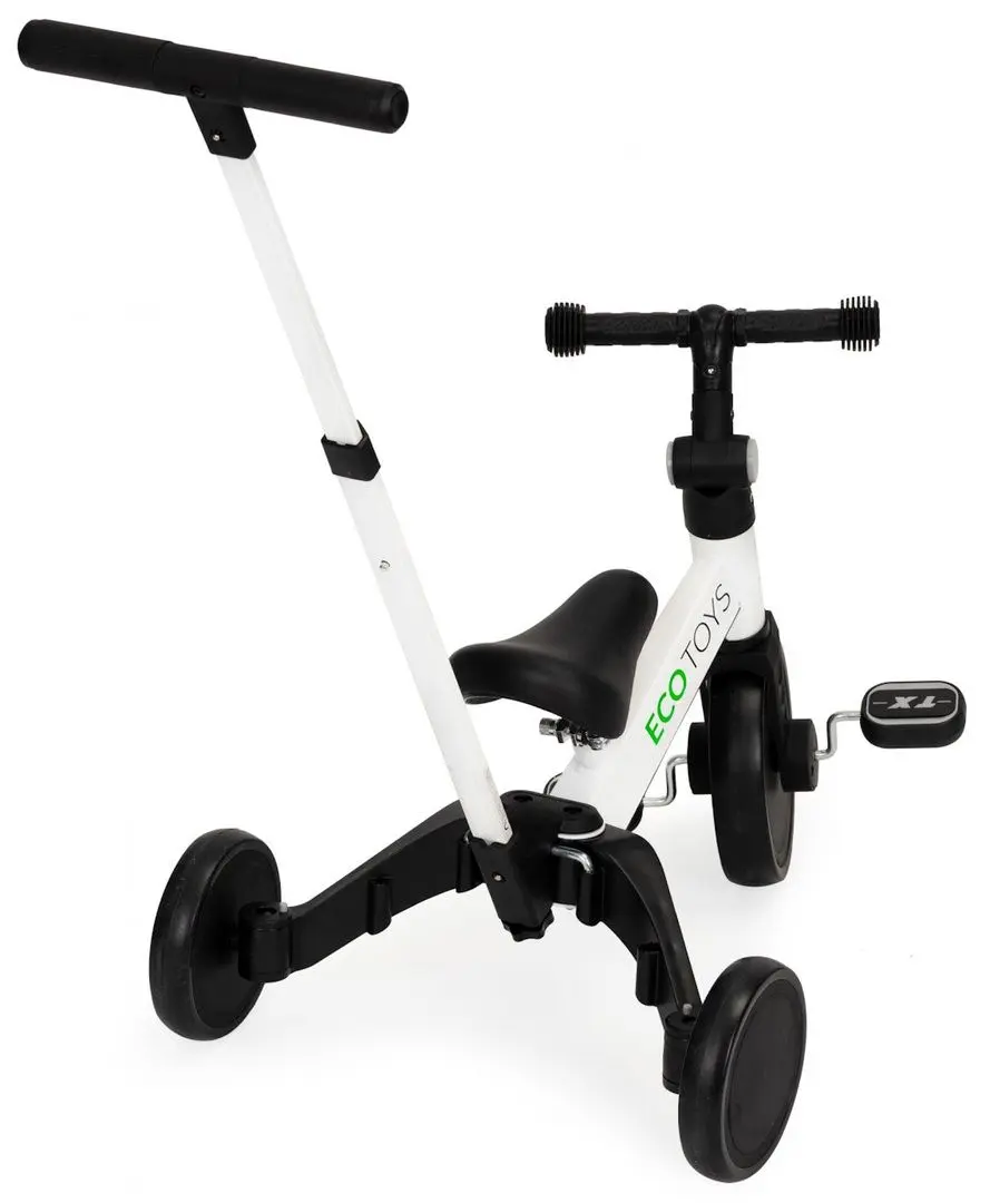 Трехколесный велосипед 2в1 Ecotoys YM-BT-6 (White)
