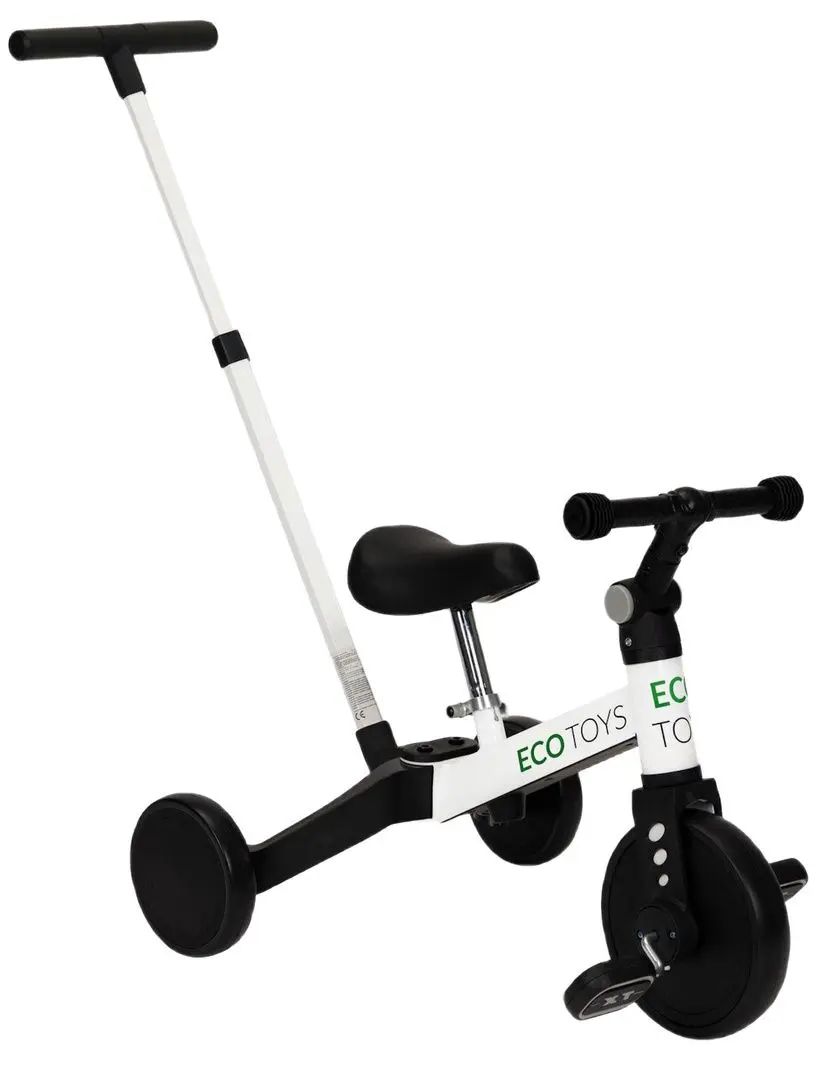 Трехколесный велосипед 2в1 Ecotoys YM-BT-6 (White)