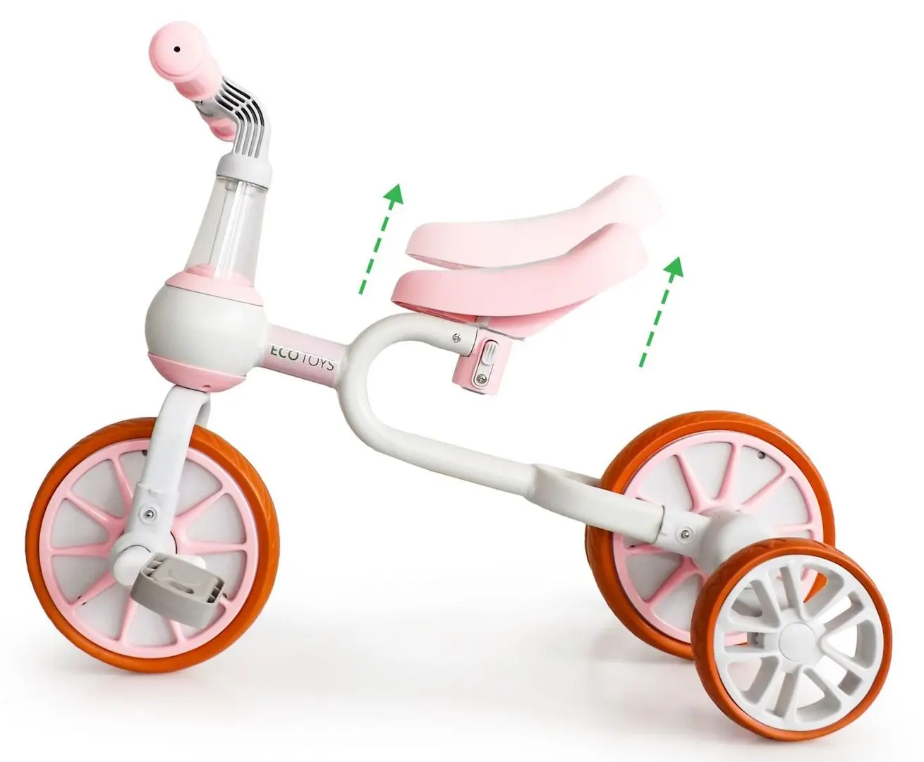 Трехколесный велосипед 4в1 Ecotoys LC-V1311 (Pink) - 5
