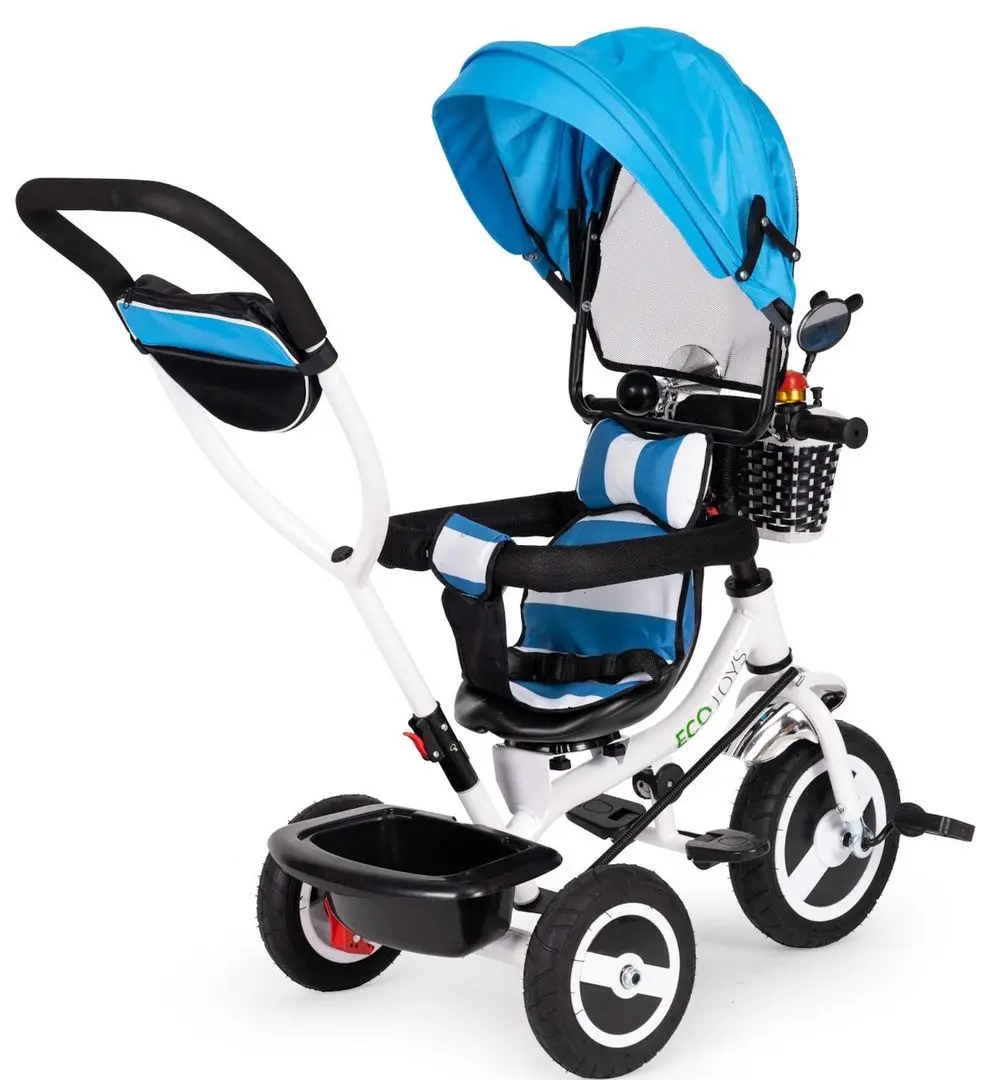 Tricicleta Ecotoys JM-066-9L (Blue) - 3