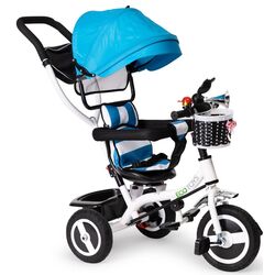 Tricicleta Ecotoys JM-066-9L (Blue) Thumb