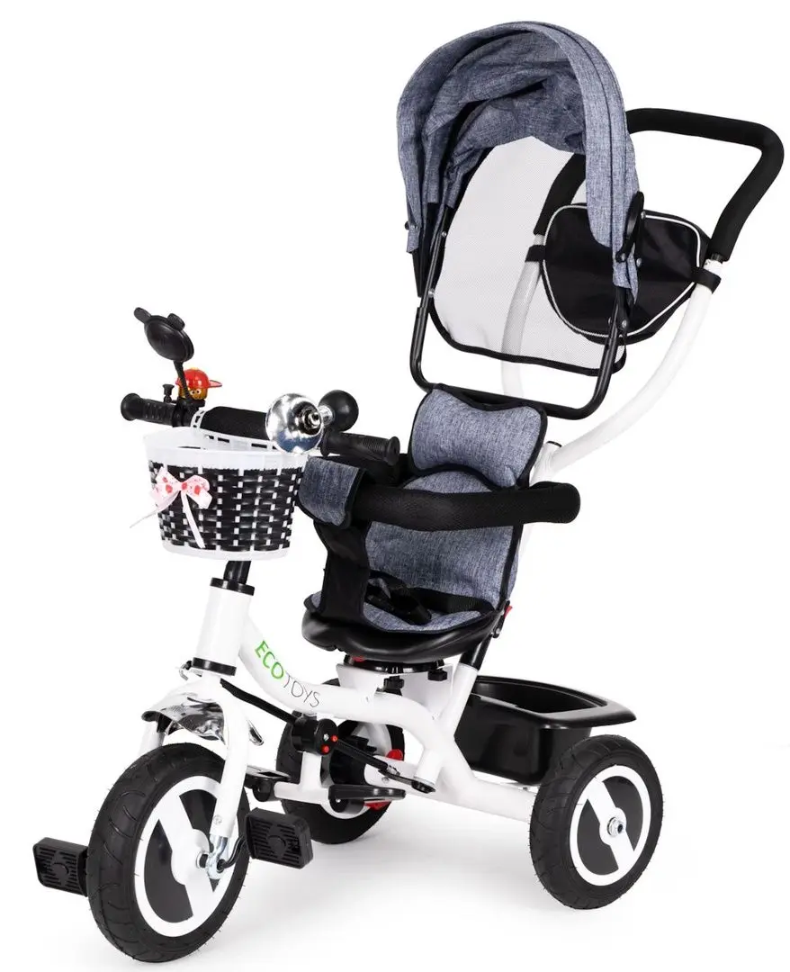 Трехколесный велосипед Ecotoys JM-066-9L (Grey) - 3