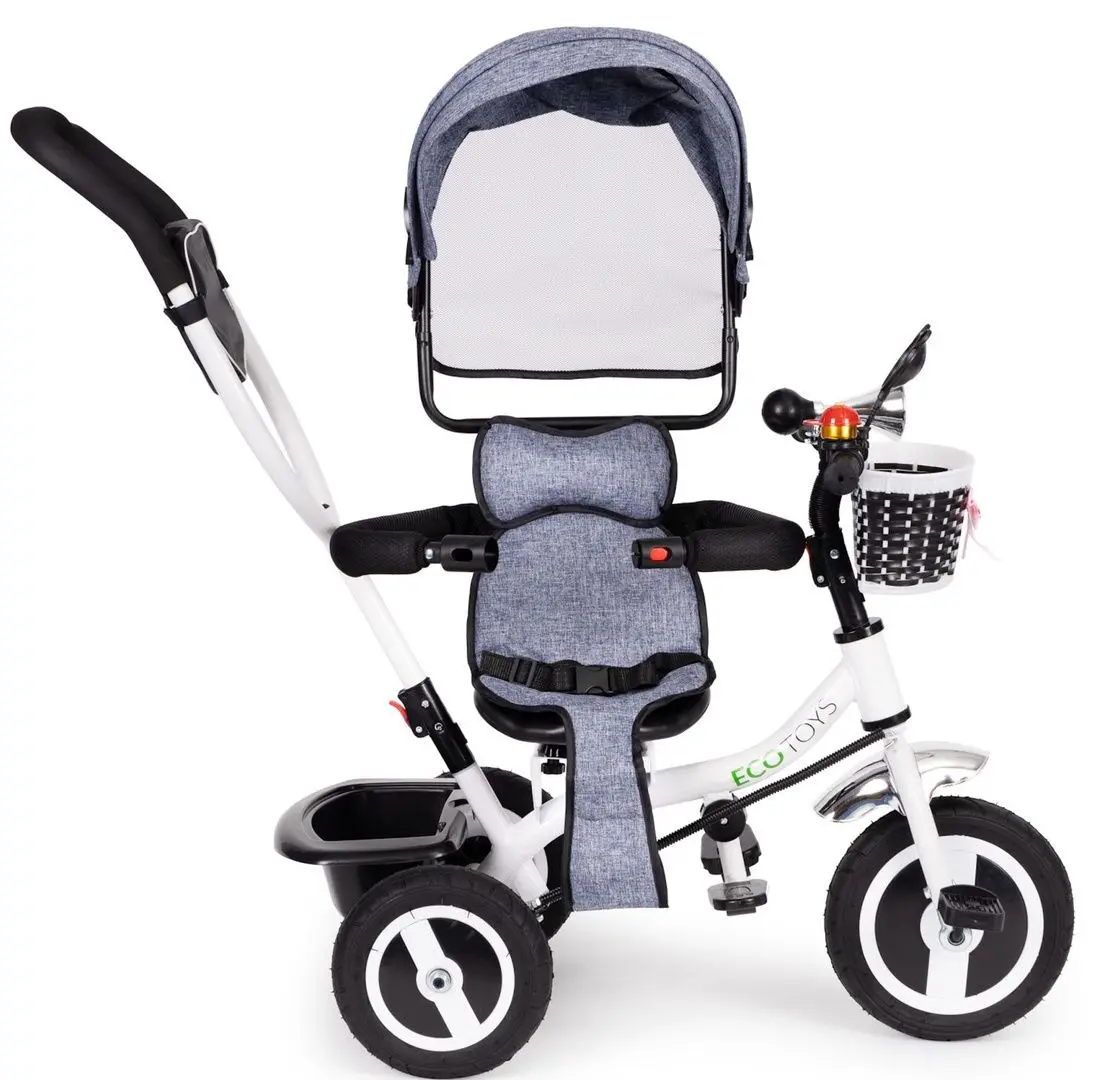 Трехколесный велосипед Ecotoys JM-066-9L (Grey) - 4