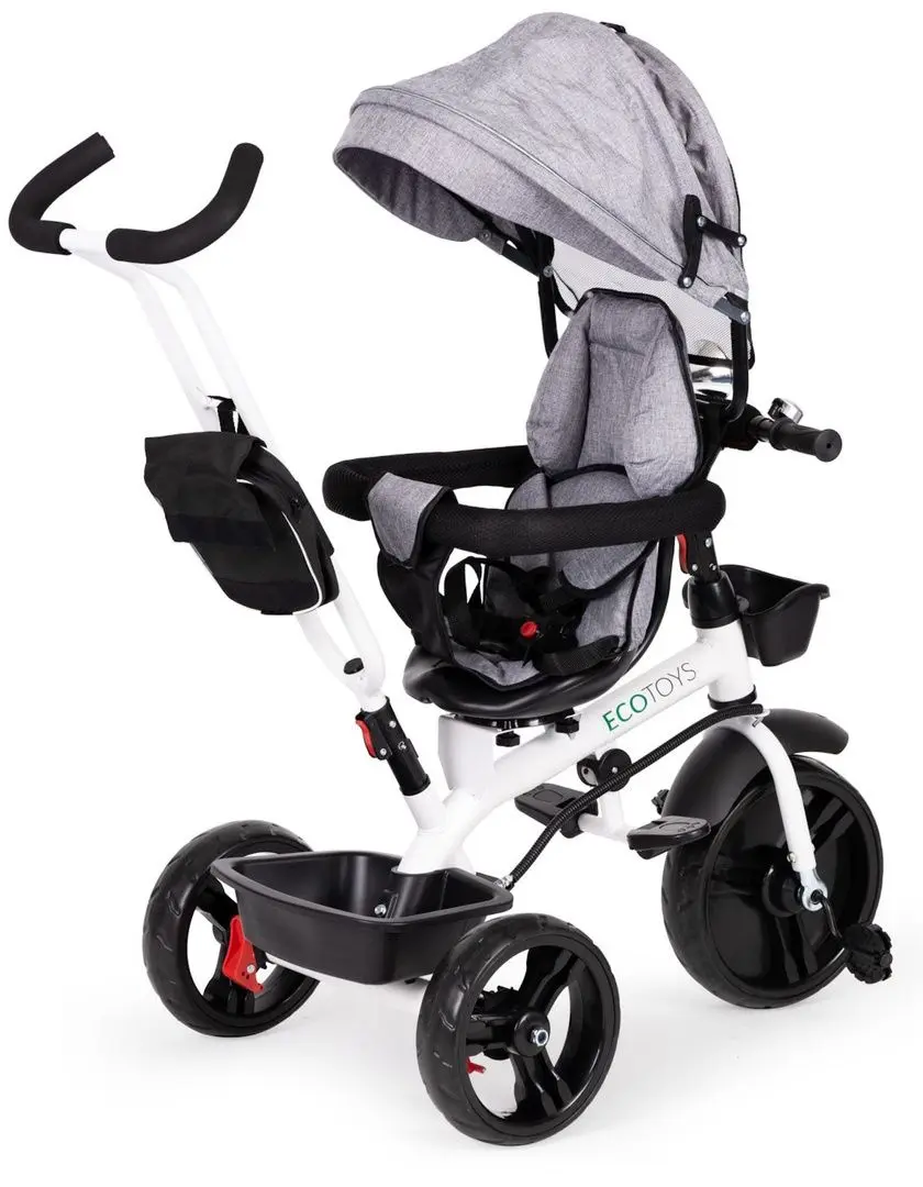 Трехколесный велосипед Ecotoys JM-322 (Grey)