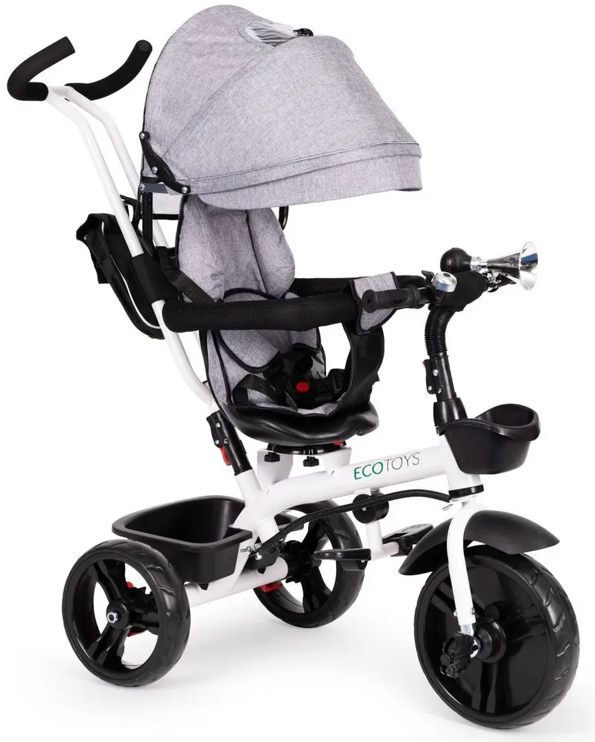 Трехколесный велосипед Ecotoys JM-322 (Grey)