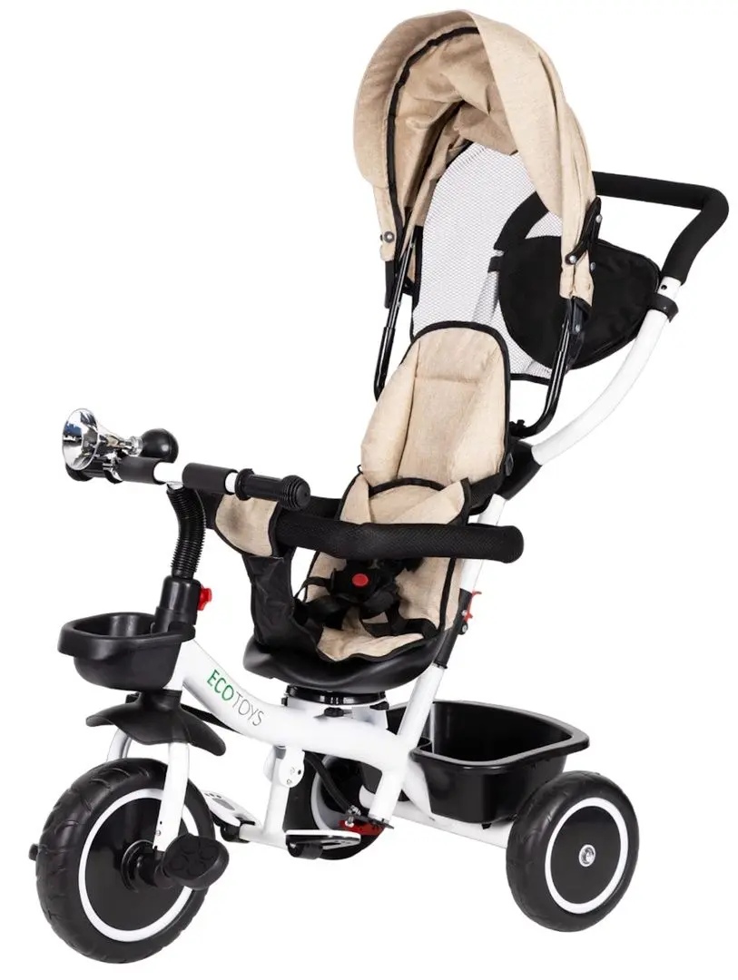 Tricicleta Ecotoys YM-BT-2 (Beige) - 2
