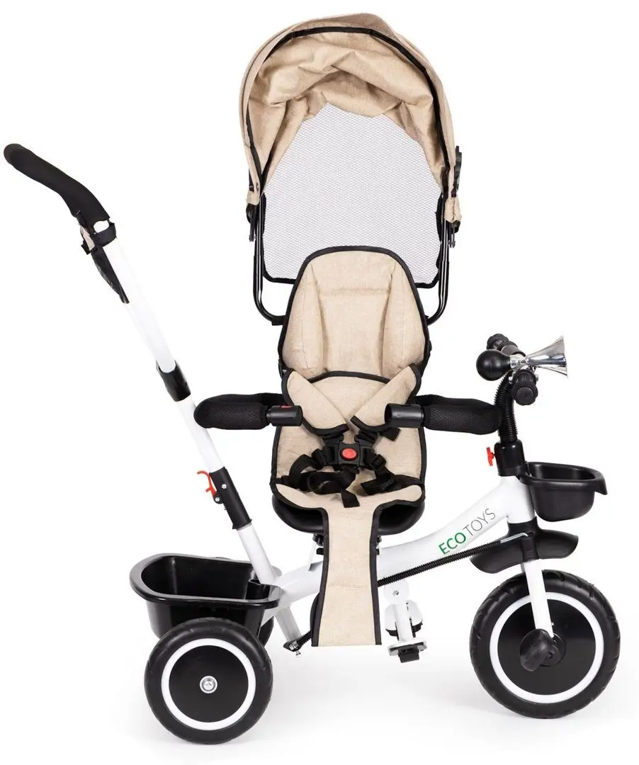 Tricicleta Ecotoys YM-BT-2 (Beige) - 3