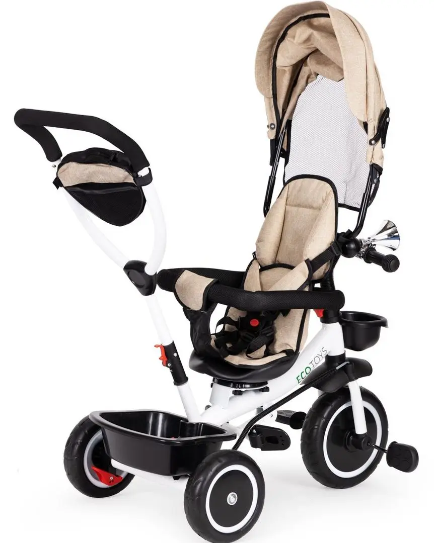 Tricicleta Ecotoys YM-BT-2 (Beige) - 4
