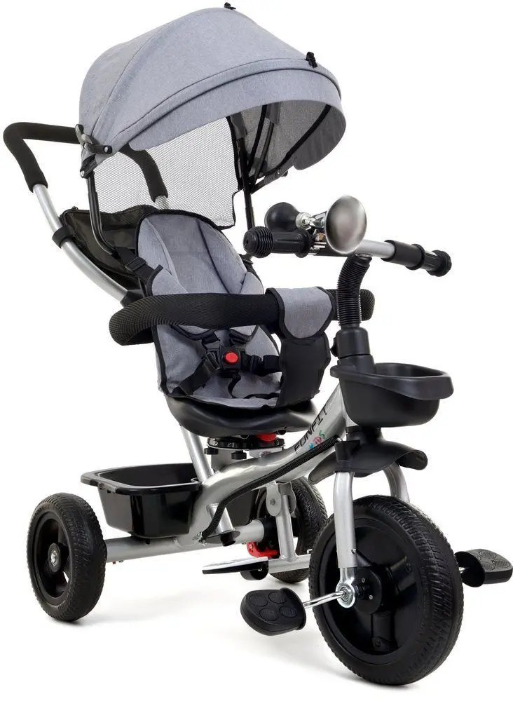 Трехколесный велосипед FunFit Kids Twist 2675 (Gray)