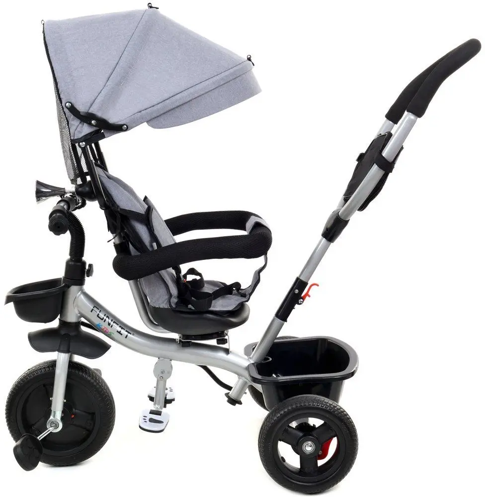 Трехколесный велосипед FunFit Kids Twist 2675 (Gray)