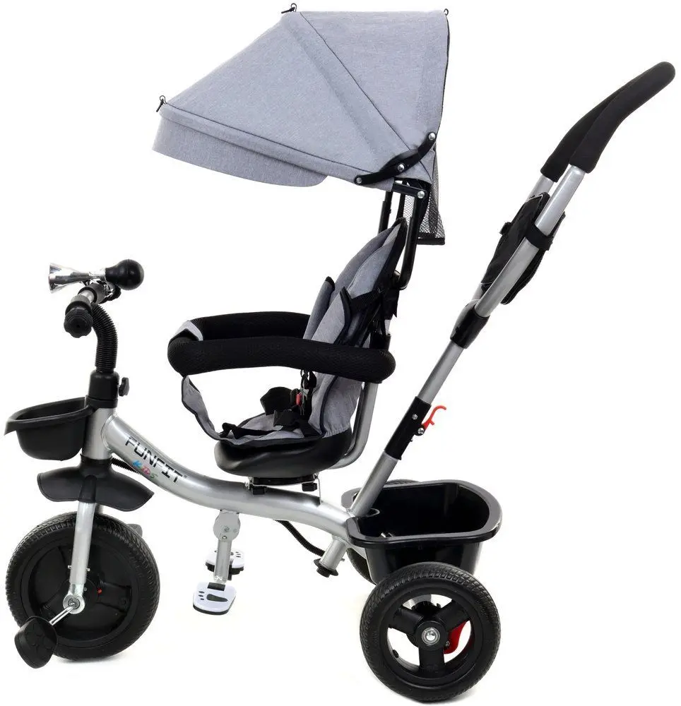 Трехколесный велосипед FunFit Kids Twist 2675 (Gray)