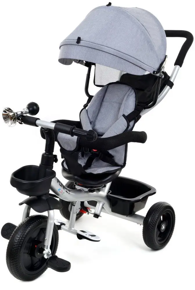 Трехколесный велосипед FunFit Kids Twist 2675 (Gray)