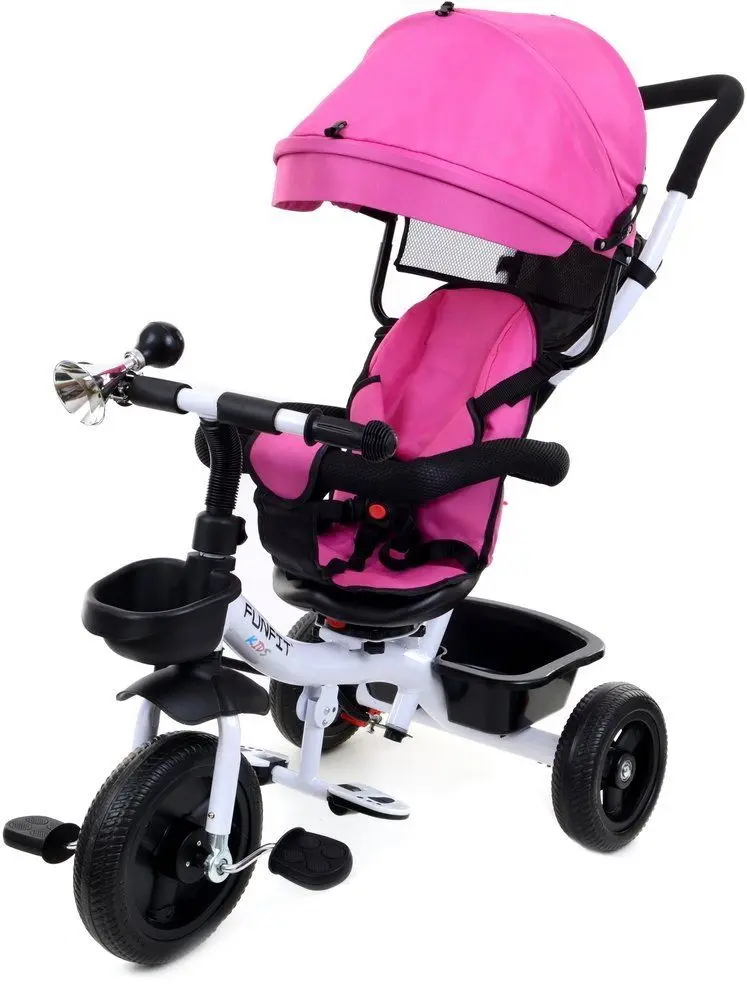 Трехколесный велосипед FunFit Kids Twist 2677 (Pink)