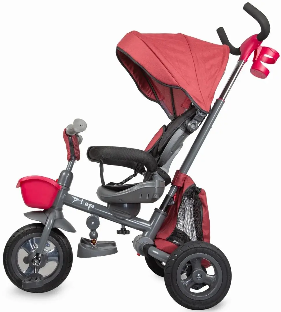 Tricicleta 4in1 Hapi Neo (Cherry) - 3