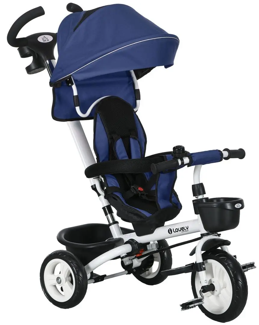 Трехколесный велосипед 6в1 Homcom 370-061V00DB (Blue)