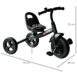 Трехколесный велосипед Homcom 370-024BK (Black) Thumb