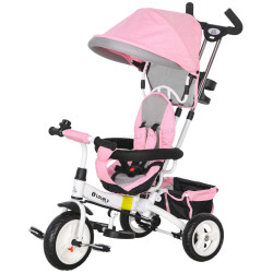 Tricicleta Homcom 370-026V00PK (Pink/White)