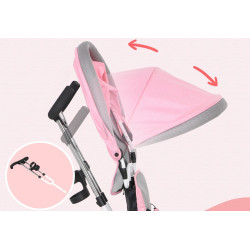 Tricicleta Homcom 370-026V00PK (Pink/White) Thumb