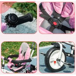 Tricicleta Homcom 370-026V00PK (Pink/White) Thumb