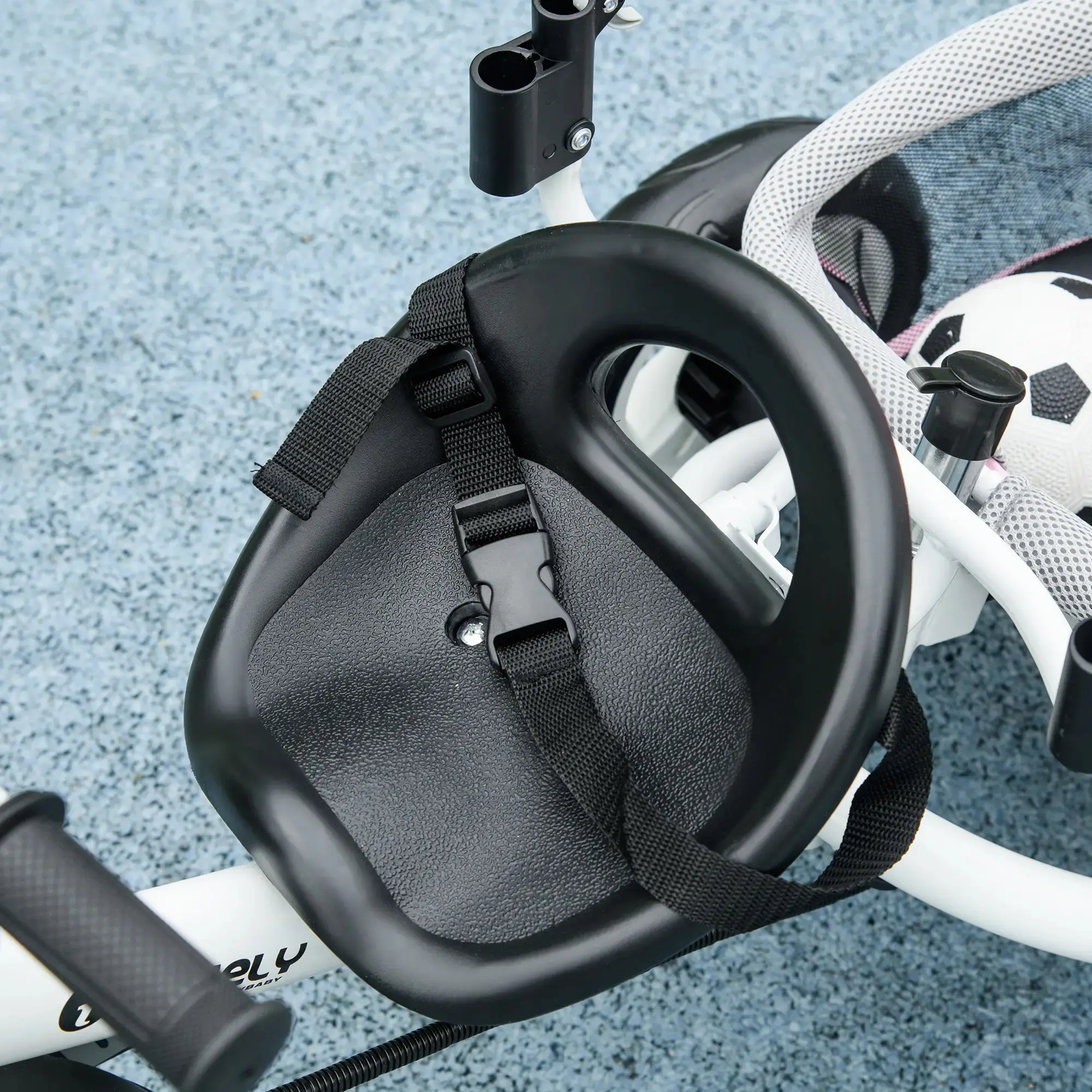 Tricicleta Homcom 370-027V00PK (Pink/White) - 3