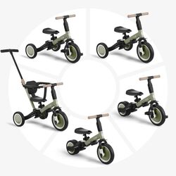 Tricicleta 5in1 KikkaBoo Flip (Army Green) Thumb