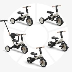 Трехколесный велосипед 5в1 KikkaBoo Flip (Beige) Thumb