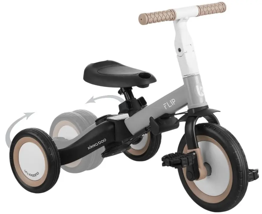 Tricicleta 5in1 KikkaBoo Flip (Grey)