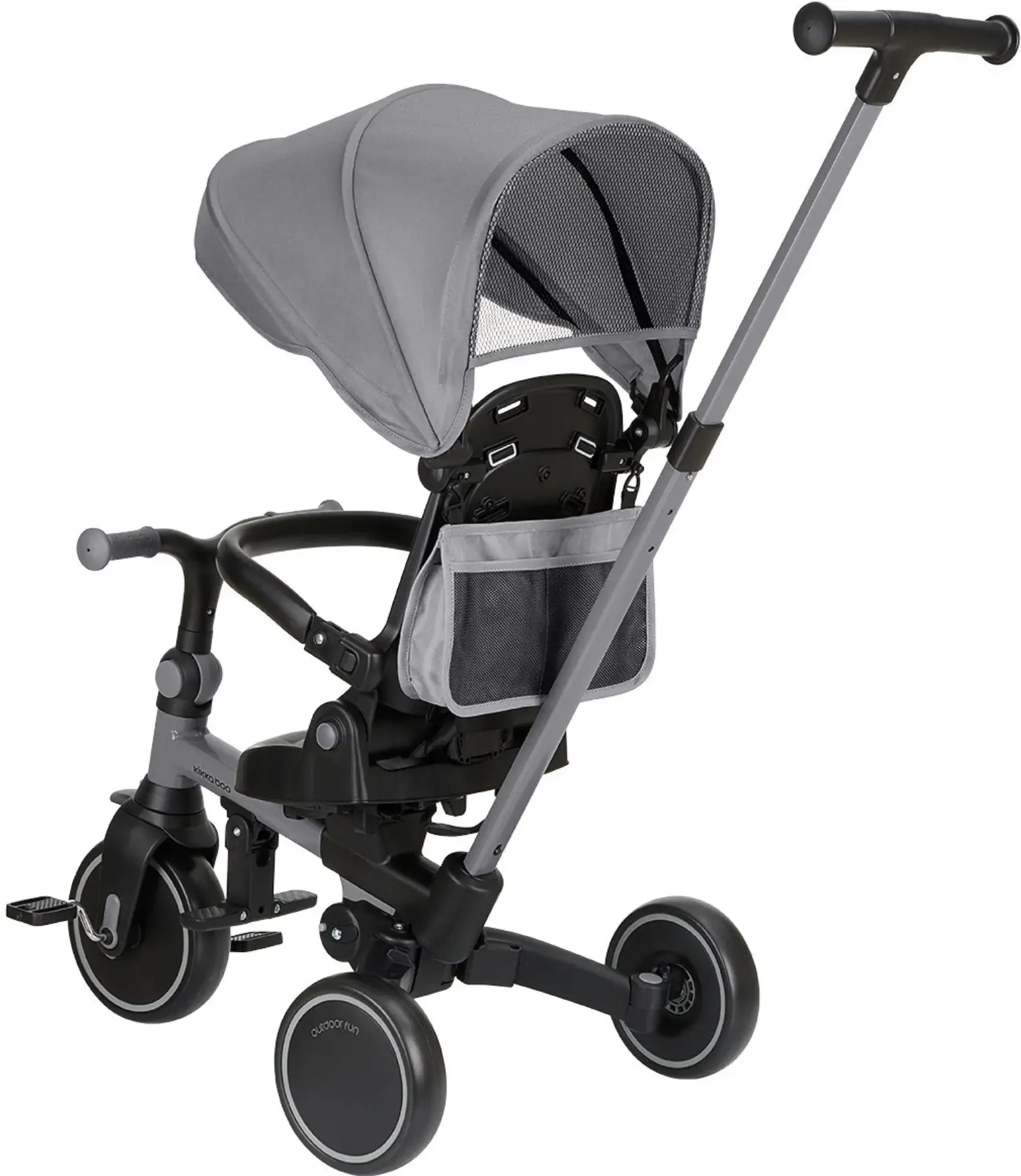 Tricicleta 8in1 Kikka Boo Aluma (Grey) - 2
