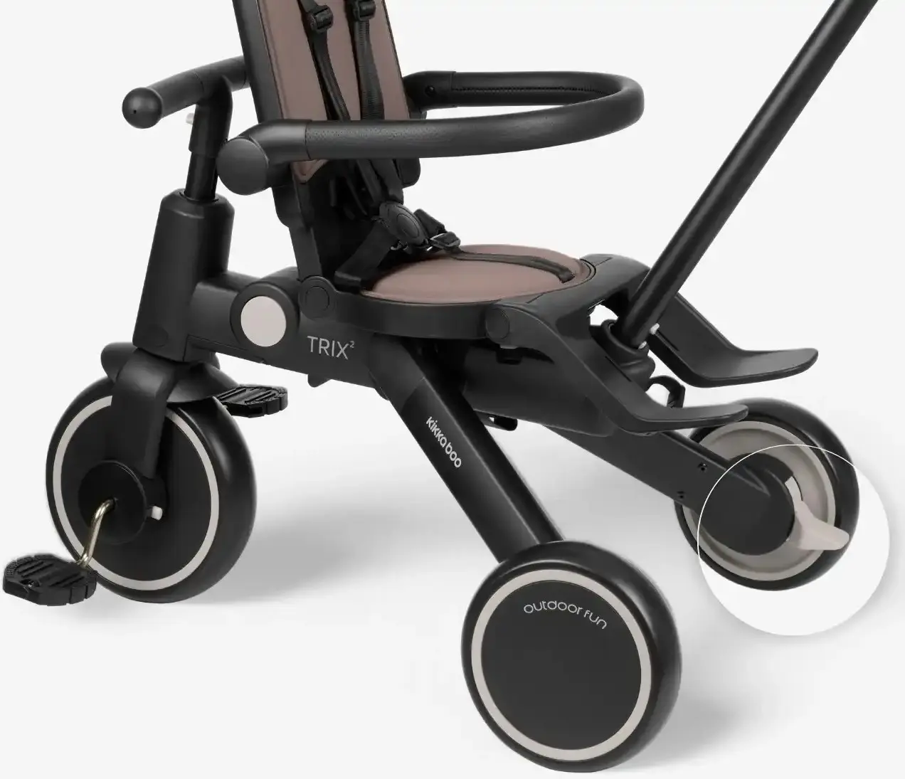 Tricicleta 8in1 Kikka Boo Trix 2 (Beige)