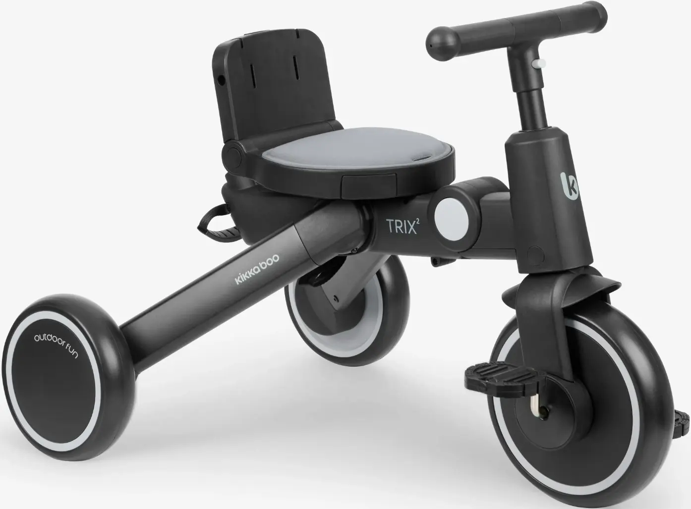 Tricicleta 8in1 Kikka Boo Trix 2 (Grey)