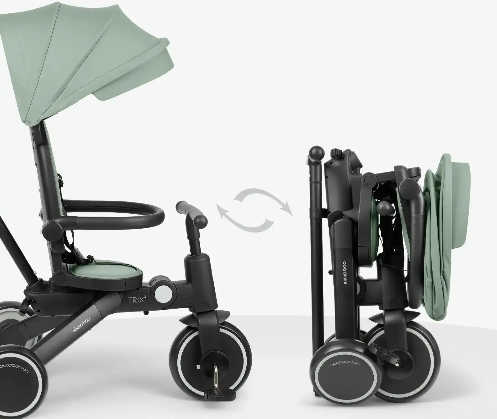 Tricicleta 8in1 Kikka Boo Trix 2 (Mint)