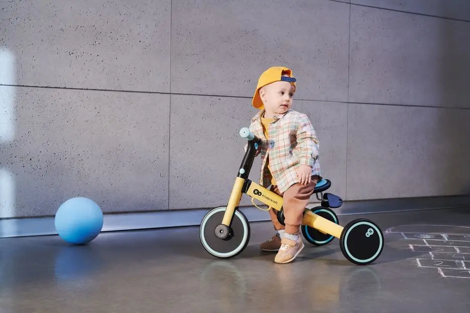 Tricicleta 3in1 KinderKraft 4Trike (Yellow/Blue) - 2