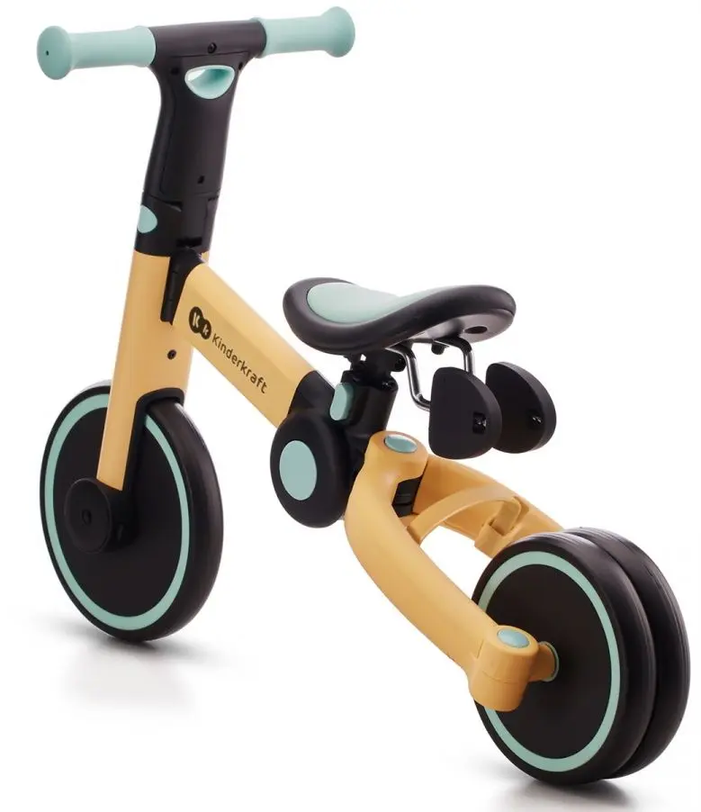 Tricicleta 3in1 KinderKraft 4Trike (Yellow/Blue) - 4