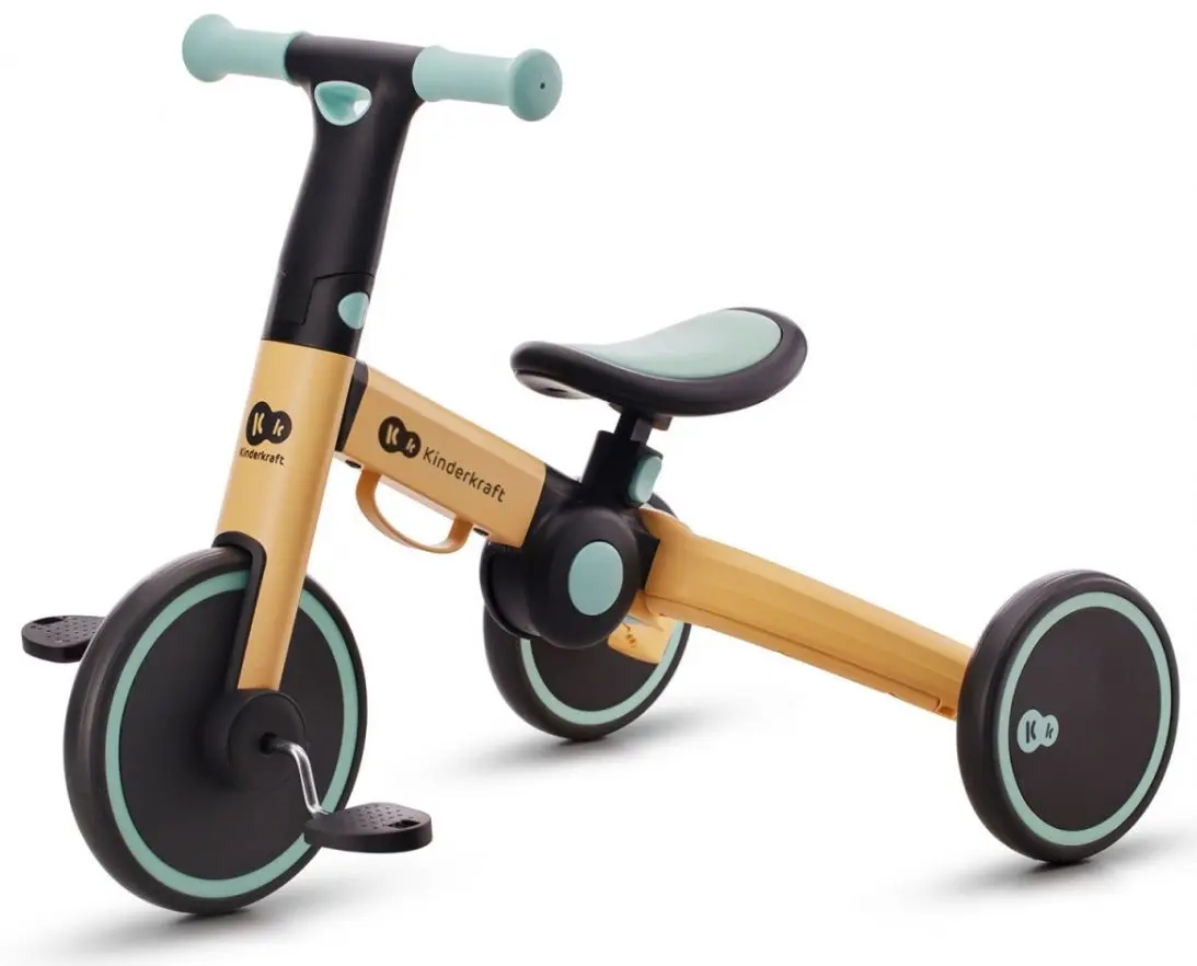 Tricicleta 3in1 KinderKraft 4Trike (Yellow/Blue)