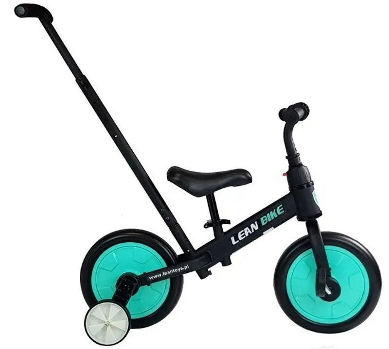 Трехколесный велосипед 3в1 Lean Bike 7679 (Black/Green)