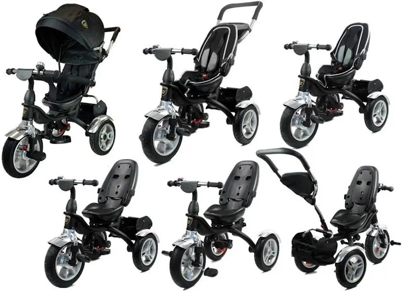 Tricicleta LeanToys PRO500 (Black)