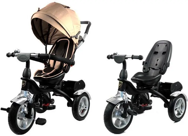 Трехколесный велосипед LeanToys PRO500 (Cream)