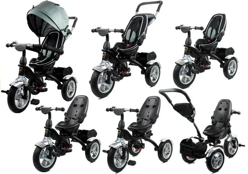 Трехколесный велосипед LeanToys PRO500 (Silver)