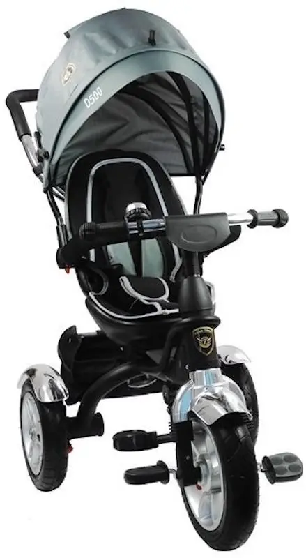 Трехколесный велосипед LeanToys PRO500 (Silver)