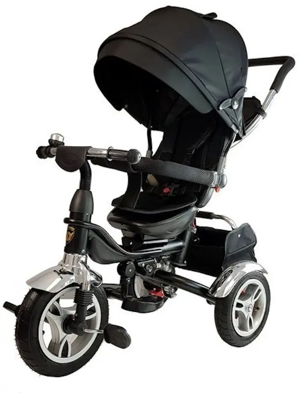 Трехколесный велосипед LeanToys PRO600 (Black)