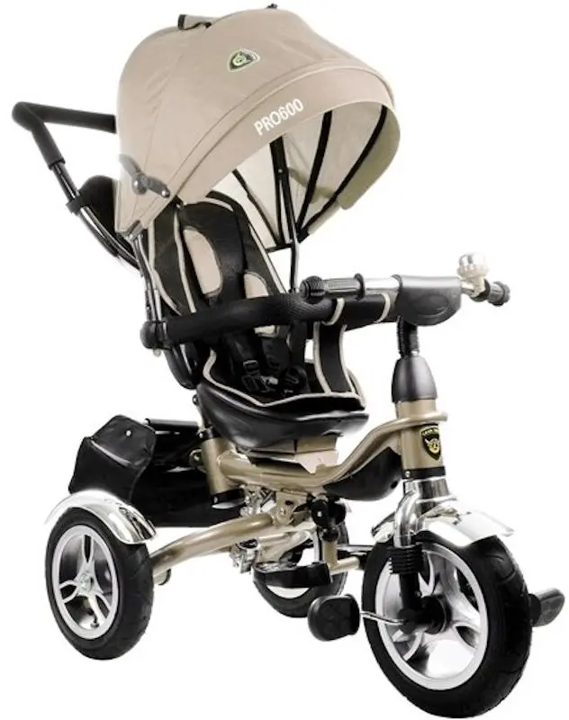 Трехколесный велосипед LeanToys PRO600 (Cream)