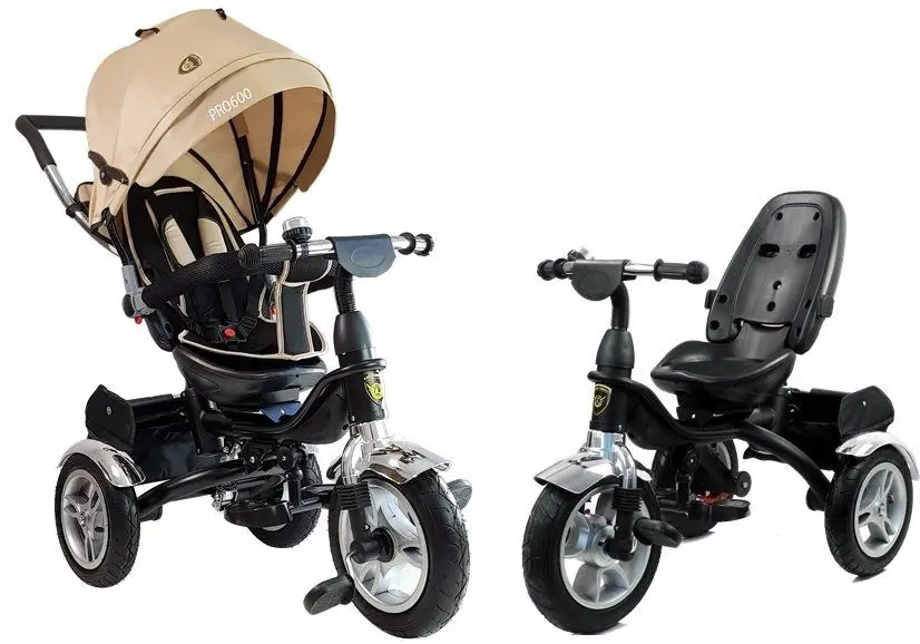 Трехколесный велосипед LeanToys PRO600 (Cream)