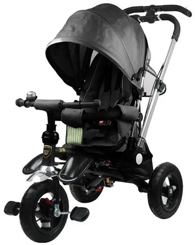 Трехколесный велосипед LeanToys PRO700 (Black)