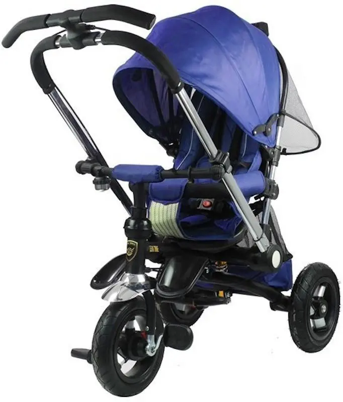 Трехколесный велосипед LeanToys PRO700 (Navy Blue)