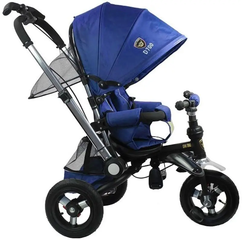 Трехколесный велосипед LeanToys PRO700 (Navy Blue)
