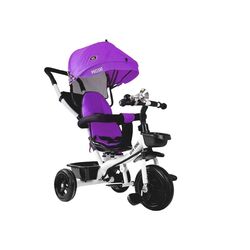 Трёхколёсный велосипед LeanToys PRO300 7677 (Violet) Thumb