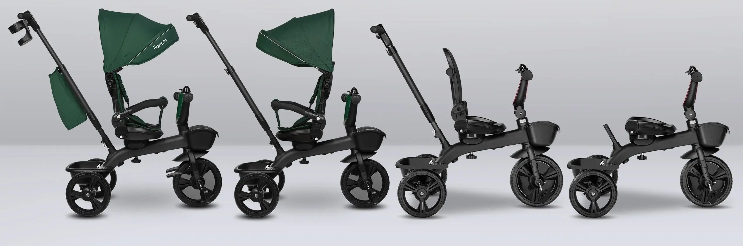 Tricicleta Lionelo Kori (Green Emerald)