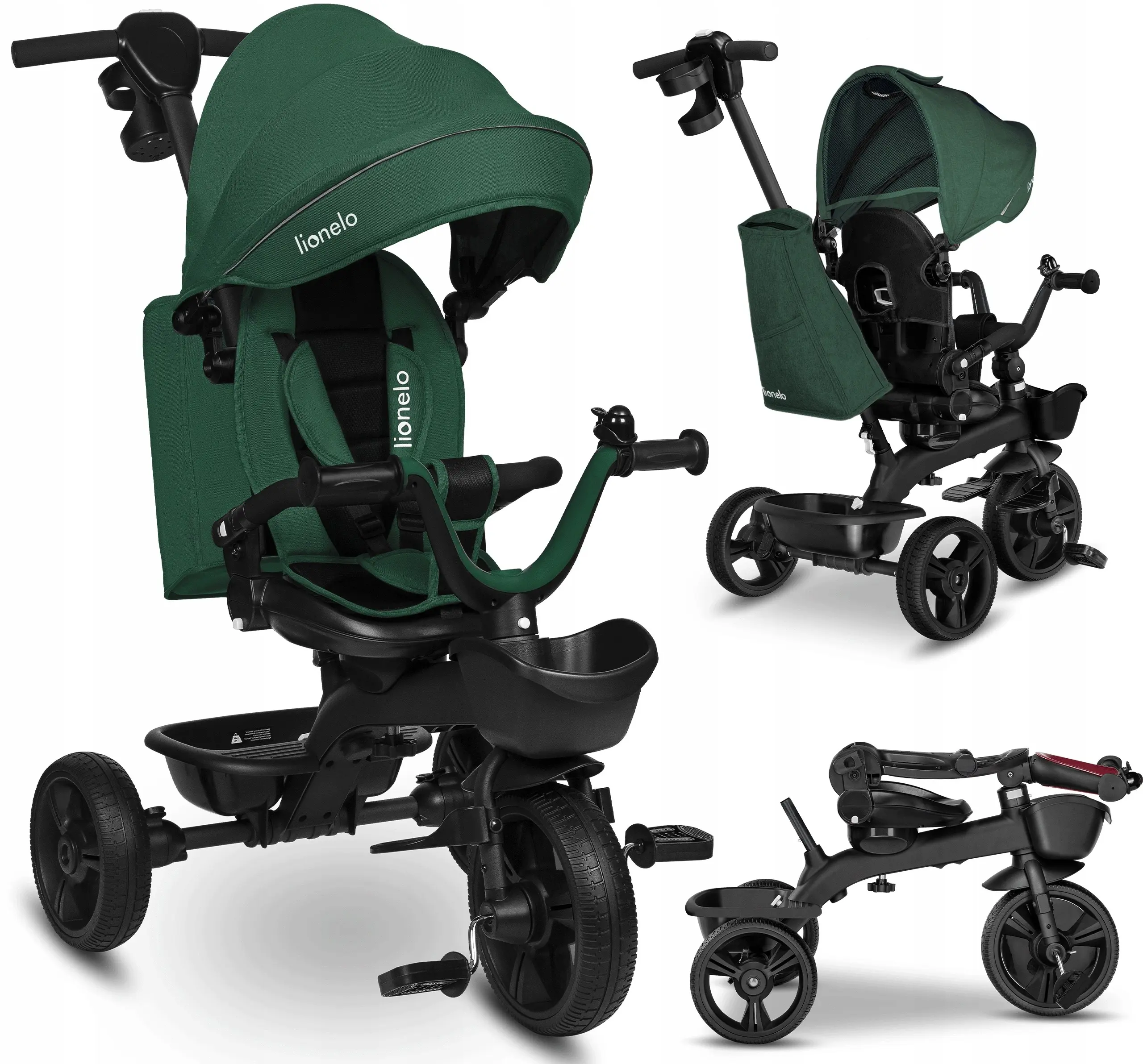 Tricicleta Lionelo Kori (Green Emerald)