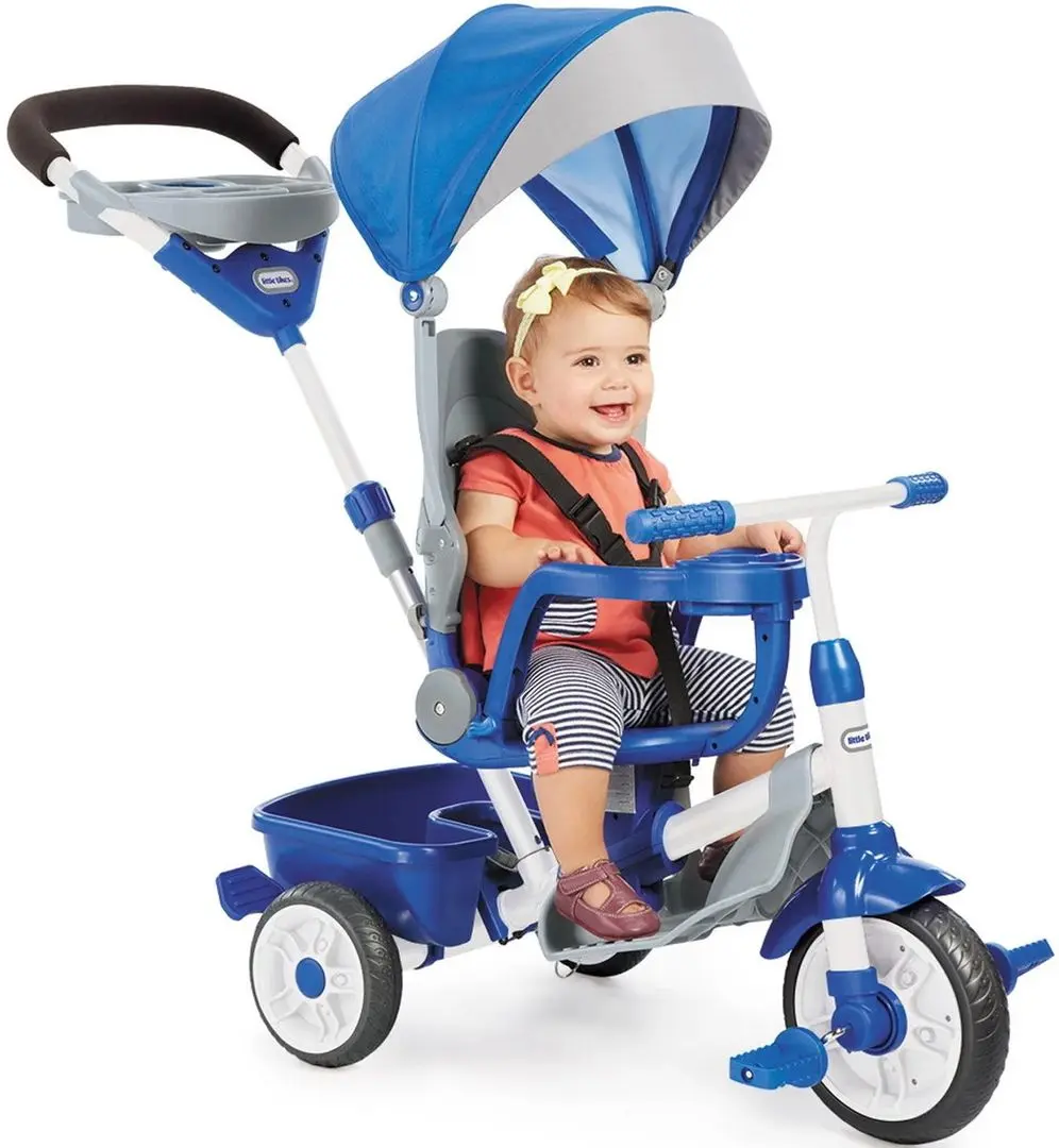 Трехколесный велосипед 4в1 Little Tikes Perfect Fit (Blue) - 3